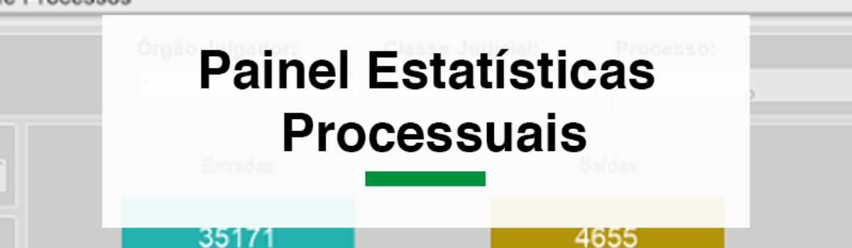 Painel Estatísticas Processuais