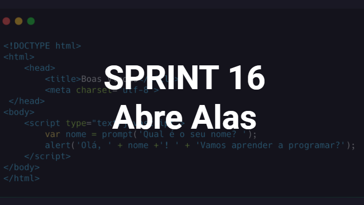Sprint 16 – Abre Alas