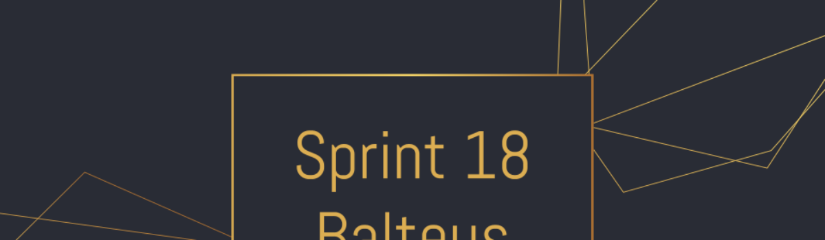 Sprint 18 – Balteus